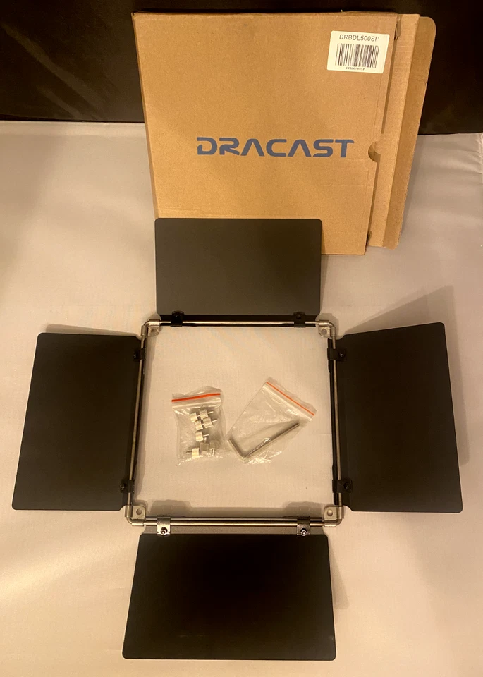 Dracast DR-BARN500 Barndoors for LED 500 Video Light #DRBD500