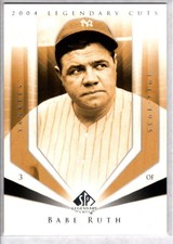 2004 SP Legendary Cuts Baseball - Pick A Card