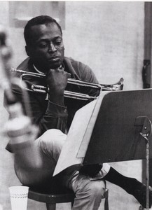 Miles Davis, Late 1950s - Miniature Poster & Card Frame