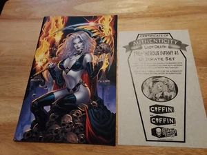 Lady Death Treacherous Infamy #1 (2020) 9.4 NM /Virgin Ken Lashley! - Picture 1 of 7