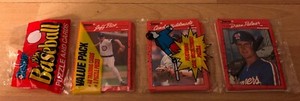 1990 Donruss Rack Pack Jeff Pico Cubs Candy Maldonado Giants Dean Palmer Rangers