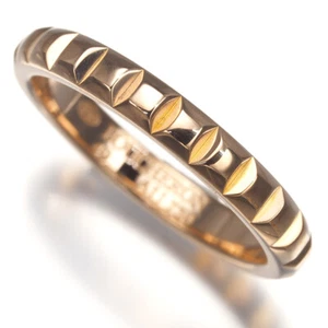 Auth BOUCHERON Ring Quatre Clou de Paris Medium EU49 18K 750 Rose Gold - Picture 1 of 4