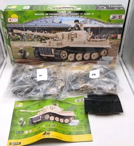 RARE New/Open Cobi Tiger 131 The Tank Museum #2477 WWII Building Set 500pc 2 Fig - Picture 1 of 9