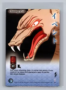 Glaring Evil #39 InuYasha TCG Yokai 1st Edition Trading Card Game CCG First - Picture 1 of 2