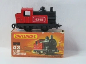 Locomotiva a vapore vintage 1978 Lesney Matchbox Superfast #43 con orig. Scatola Inghilterra - Foto 1 di 11