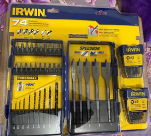 Irwin Tools 1836231 Juego de taladros y accionamientos, paquete de 74 - Imagen 1 de 2