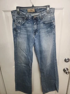 Jeans BKE Tyler uomo (veste 32x31) denim invecchiato vestibilità rilassata gamba larga Y2K 🔥  - Foto 1 di 12