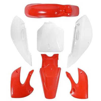 Kit de carenado de guardabarros de plástico para Kawasaki KX65 KLX110 DRZ110 Suzuki RM65 Foto 1 de 4