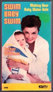 *Esther Williams* SWIM BABY SWIM (1984) Children's Instructional Video VHS RARE! - Picture 1 of 3