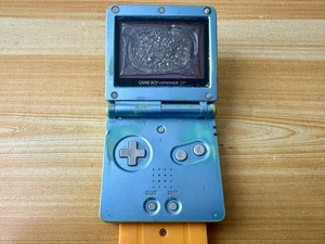 Nintendo Gameboy Advance SP AGS101 Console palmare blu perla suoni bassi - Foto 1 di 9