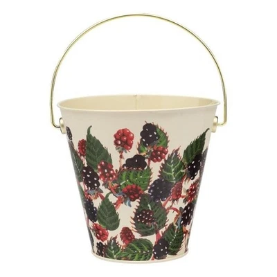 Emma Bridgewater Blackberry Decorative Storage Tin Mini Bucket 12 cm - Image 1 of 3