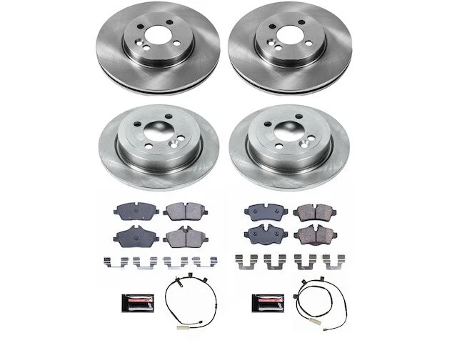 Front and Rear Brake Pad and Rotor Kit For 11 Mini Cooper S Clubman RK47X7 - Image 1 of 1