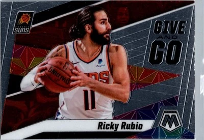 2019-20 Panini Mosaic #12 Ricky Rubio Give and Go - Image 1 of 2