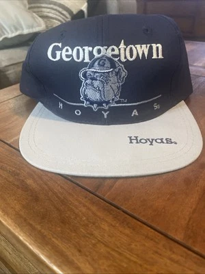 De Colección Nuevo Con Etiquetas Twins Enterprise Inc. Georgetown Hoyas Gorra Sombrero Azul Gris Snapback Años 90 Foto 1 de 4