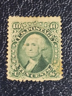 US Scott #96 Washington 10 centavos F parrilla CV $275 Foto 1 de 3