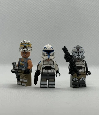 LEGO Star Wars Rebels Captain Rex Wolffe Gregor Minifigures w/ Accessories Lot - Image 1 of 3