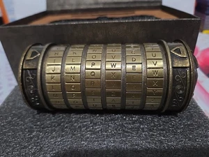 Da Vinci Code Metal Cryptex Lock - Picture 1 of 3