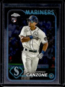 2024 Topps cromo Dominic Canzone novato radiocontrol novato #133 Mariners - Imagen 1 de 2
