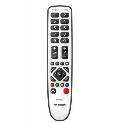 Meliconi Gumbody Pratico 2+ telecomando IR Wireless TV, Set-top box TV Pulsanti - Immagine 1 di 2