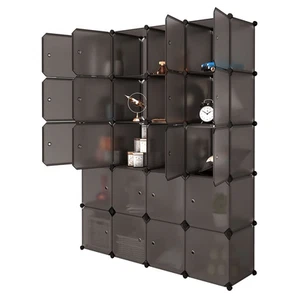 20 Cube Organizer Stackable Plastic Cube Storage Shelves Design Multifunctional - Picture 1 of 8