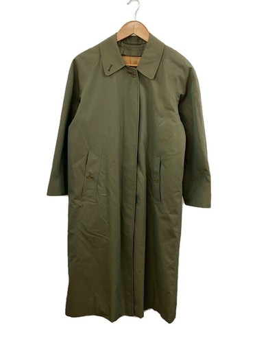 BURBERRYS altro cappotto cotone KHK Tarbug anni 90 nova check back