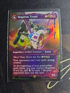 MTG Magic: The Gathering Megatron, Tyrant FOGLIO DI VETRO ROTTO QUASI NUOVO 26 BOT - Foto 1 di 2