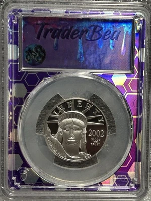 2002-W $50 Platinum Eagle 1/2 Oz Statue Of Liberty NGC PF70 Dcam FLASHY! BX10-12 - Image 1 of 4