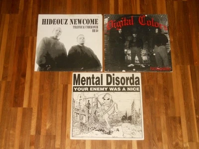 HH 80 - 3 LPs - Hideouz Newcome – Tyrannical Undercover HH 80 - Mental Disorda - Bild 1 von 4