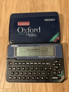 Seiko ER6000 Oxford English Dictionary Thesaurus Spellchecker Working Concise - Picture 1 of 13