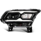 Right LED Headlight Assembly for DURANGO 2021-2024 Black Housing Clear Lens