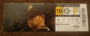 PIRATES 2013 TICKET STUB 7/10/13 VS A'S~Sonny Gray MLB DEBUT - Picture 1 of 1