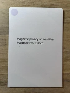 13-inch MacBook Pro Amazon Basics Slim Magnetic Privacy Screen Filter New Sealed - Photo 1/2