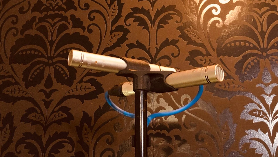 ORTF Stereo Mikrofonklemme für 2 Kleinmembranmikrofone (20 mm) - Bild 1 von 1