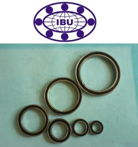 2 Stk. IBU Rillenkugellager / Kugellager 6808 2RS = 61808 2RS1  40x52x7 mm  - Bild 1 von 1