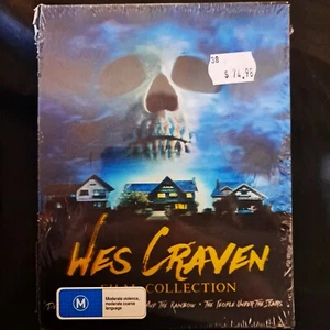 Wes Craven Film Collection Blu-Ray Box Set- Ltd Ed Lenticular Hardcase Cover - Picture 1 of 3