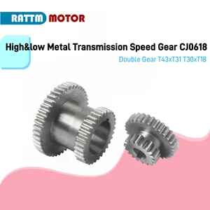 Double Metal Gear T43xT31 T30xT18 High&low Metal Transmission Speed Gear CJ0618 - Picture 1 of 8
