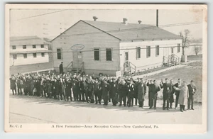 Postal Primera Formación Ejército Recepción Centro New Cumberland, Pensilvania - Imagen 1 de 2