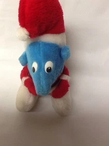 Plush Vintage Christmas Smurf 1981 - Picture 1 of 5