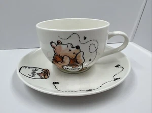 Juego de tazas y platillos Disney Winnie the Pooh & Eeyore no en caja original - Imagen 1 de 10