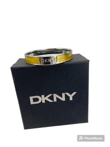 Bracelet DKNY en acier inoxydable ton jaune et argent - Photo 1/7