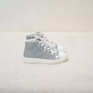 Dior High Top Glittery Kids Sneakers 32 - Picture 1 of 4