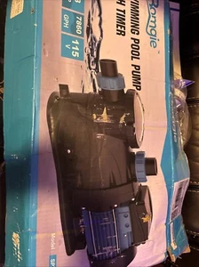 BOMGIE 3 HP Pool Pump with Timer, 7860 GPH 115V 3135U - Picture 1 of 4