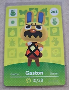 Gaston - 263 - Animal Crossing Amiibo Karte - Bild 1 von 1