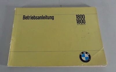 Instrucciones de funcionamiento BMW nueva clase 1800/1800 soporte automático 02/1969 Foto 1 de 2