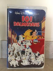 *Rare* Walt Disney's Classic 101 Dalmatians Black Diamond VHS 