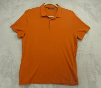 Рубашка поло Apt.9 мужская X-Large оранжевая однотонная 100% хлопок - Изображение 1 из 4