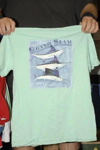 Guy Harvey Brand t shirt fishing ocean lifestyle Med Minty Green Pocket Near min - Picture 1 of 2