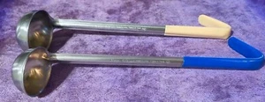 Bakers & Chefs NSF Stainless Steel Ladle Coated Handles 2 & 3 ounces Set of 2 - Picture 1 of 5