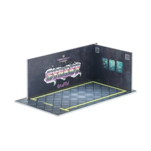 1:24 Scale Car Garage Model Parking Lot For Model Car Display - Picture 1 of 2