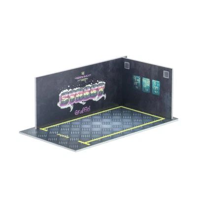 1:24 Scale Car Garage Model Parking Lot For Model Car Display - Image 1 of 2